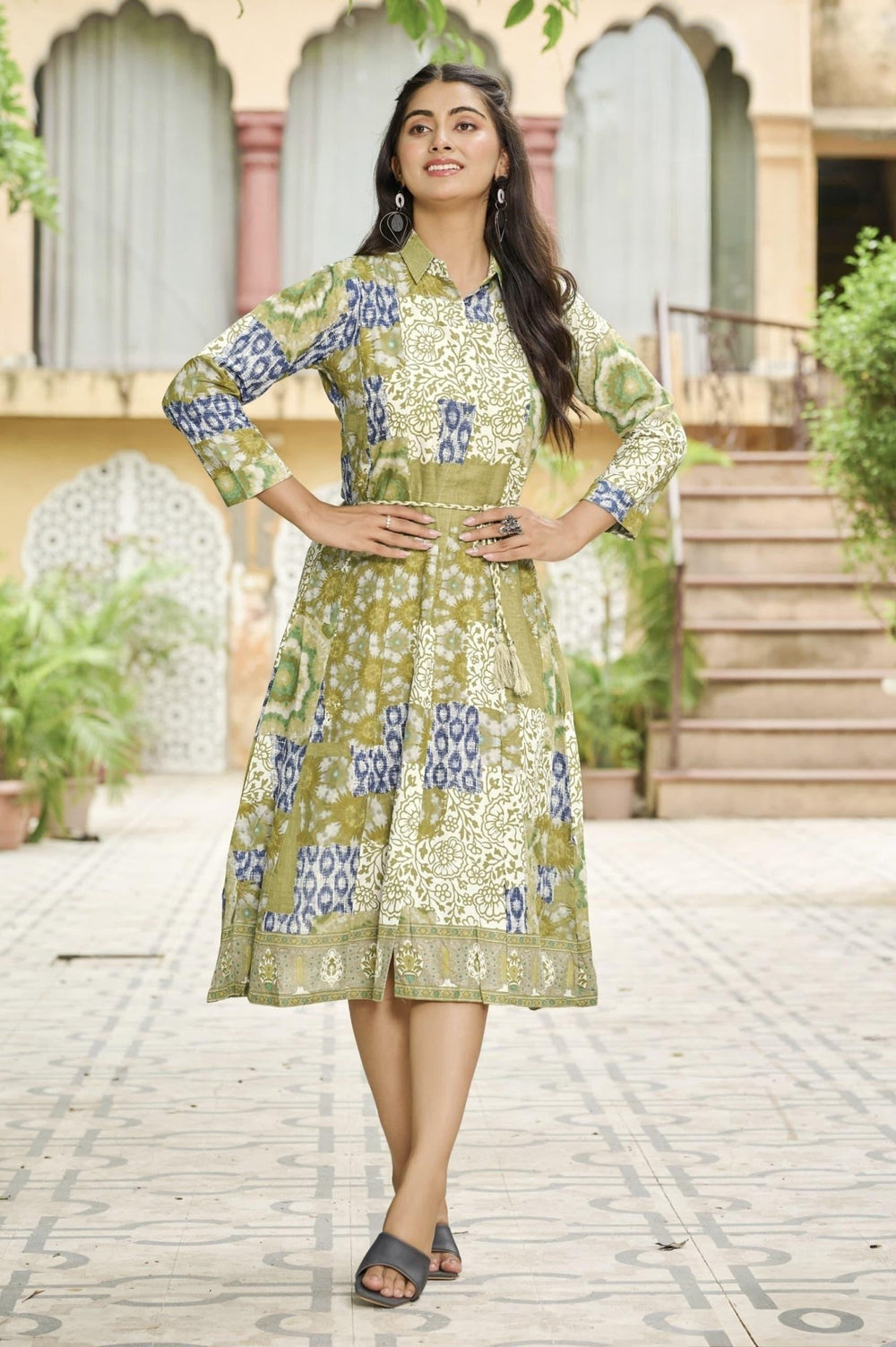 Mul Cotton One Piece Style Kurti - Shreenath Collection