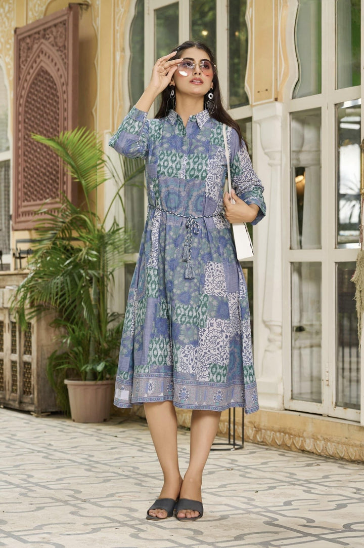 Mul Cotton One Piece Style Kurti - Shreenath Collection