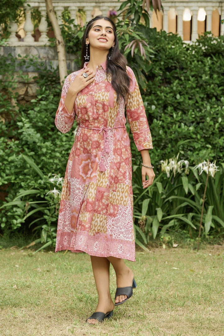 Mul Cotton One Piece Style Kurti - Shreenath Collection