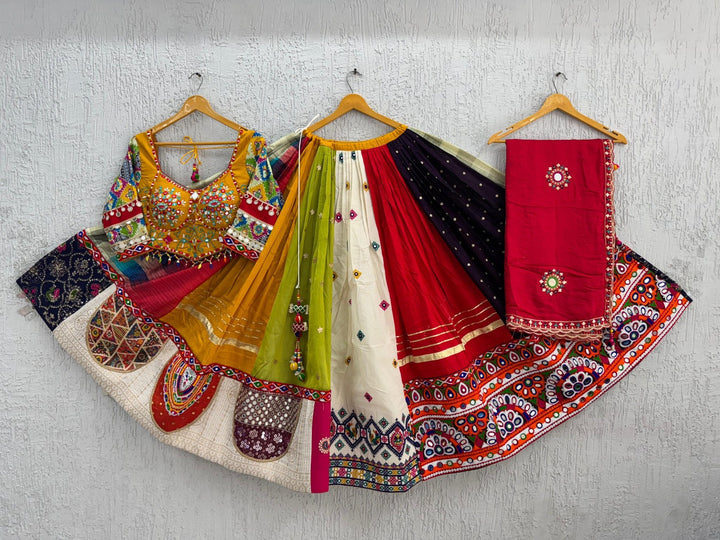 Navratri Premium Collection — Pure Georgette & Jam Satin Fabric - Shreenath Collection