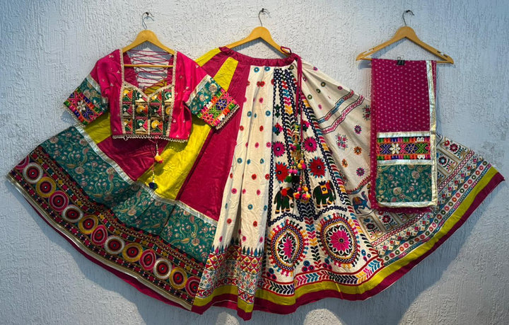 Navratri Special Premium Chaniya Choli In Jam Shatin Fabric - Shreenath Collection