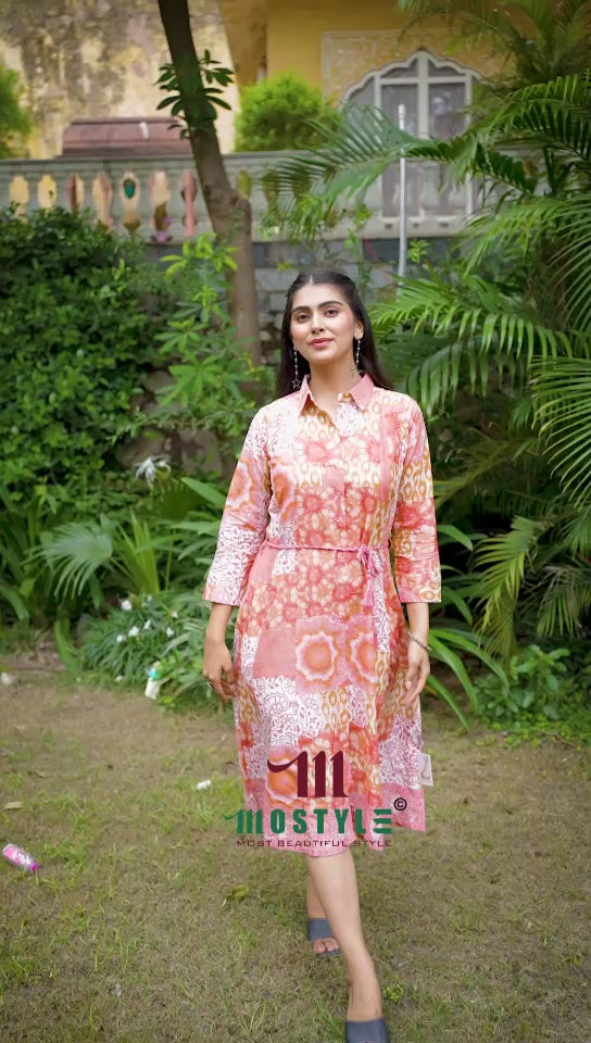 Mul Cotton One Piece Style Kurti